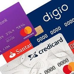 Cartão de Crédito Visa e Master